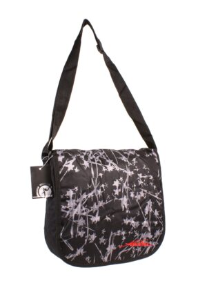 ALOHA MESSENGER BAG BLACK