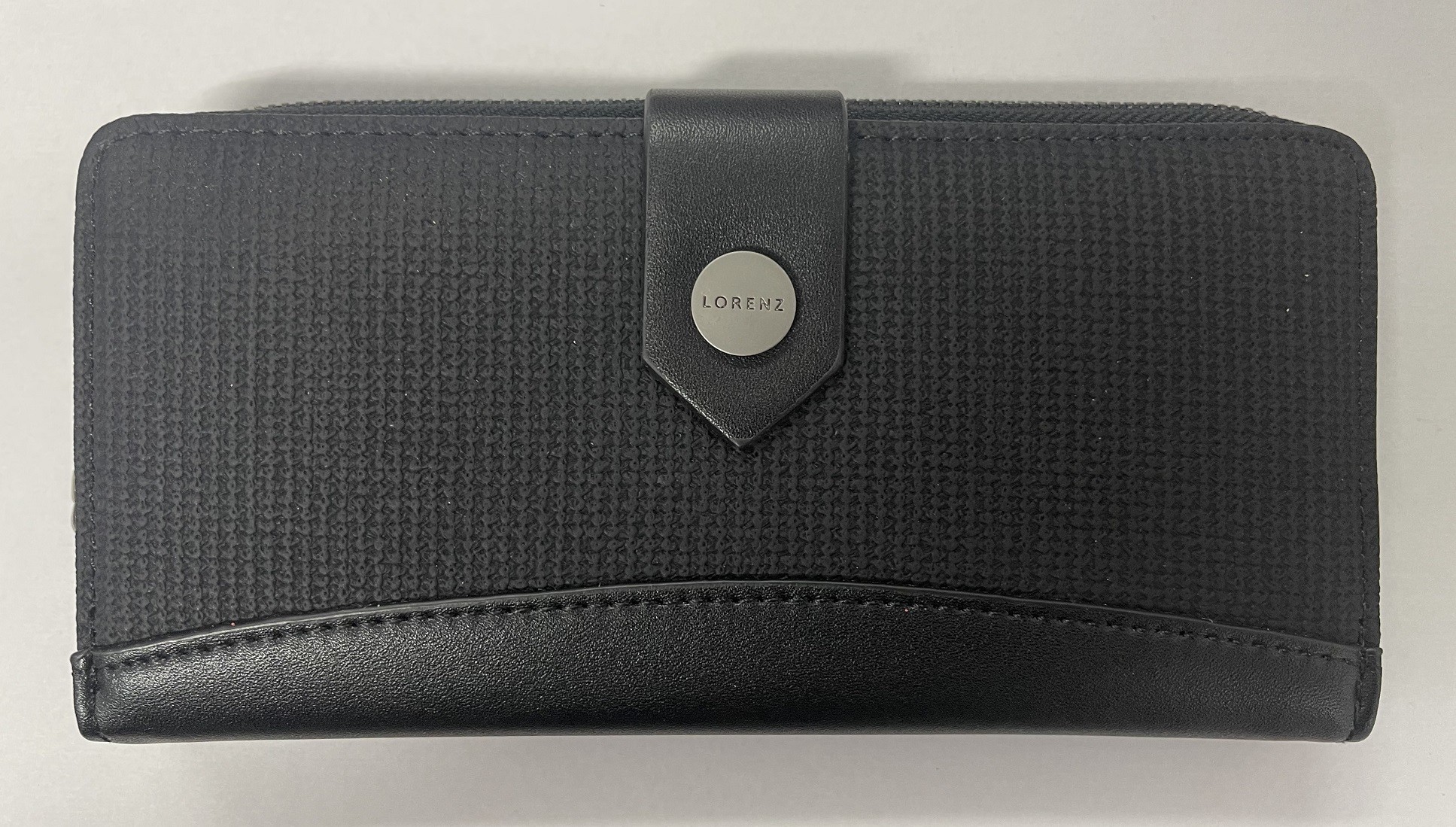 7241 BLACK RFID LONG LORENZ PURSE