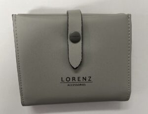 7193 LORENZ ACCESSORIES GREY RFID PURSE