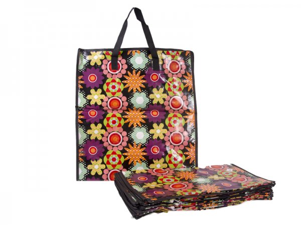 0008- FLOWERS/ORANGE/PURPLE SET OF 12