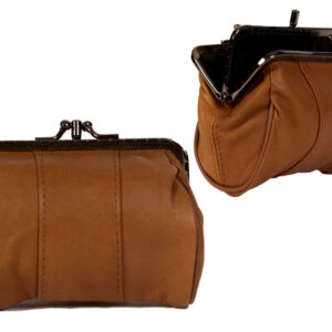 1481 BROWN SHEEP NAPPA DELUXE TRIPLE FRAMED COIN PURS