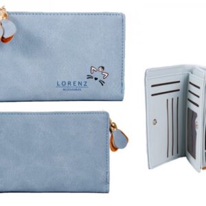 7141 LIGHT BLUE MEDIUM PU PERSE WITH CAT FEATURES