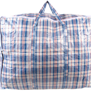 2470 BLUE CHECK SMALL LAUNDRY BAG