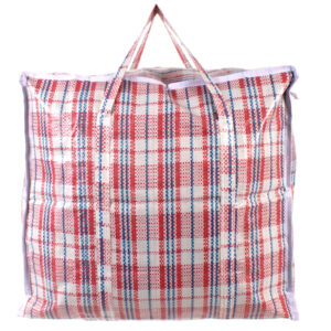 2470 RED CHECK SMALL LAUNDRY BAG