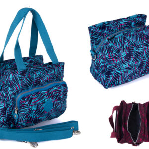 2503 TURQ PALMS Lorenz shoulder bag