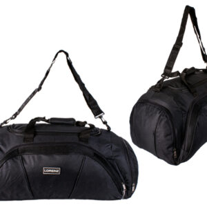 2631 BLACK/RED 24" HOLDALL WITH FRONT POCKET&SIDE POCKET