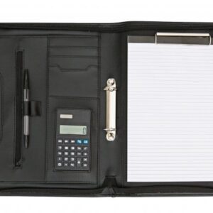 3107 BLACK A4 PORTFOLIO PRESENTATION ORGANISER FOLDER 2 RING