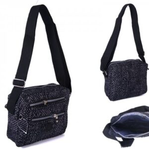 2500 BLK FLORAL Lorenz shoulder bag