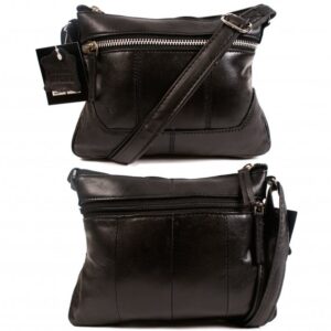 PR-DD 13 BLACK LEATHER BAG