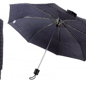 2801 BLACK TARTAN COMPACT UMBRELLA