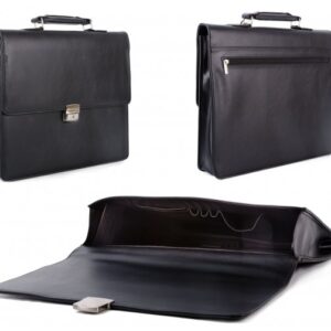BR9505 BLACK TASSIA BUSINESS BRIEFCASE