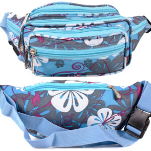 8056 FLORAL BUMBAG BLUE