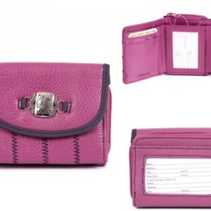 7564 PINK GRND PU ZIP RND PRSE WTH FLP. PPKT . PLAQ
