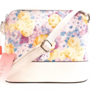 CC109 LILAC FLORAL BAG