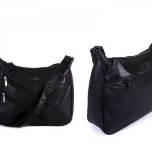 1995 LEATHER X BODY BAG