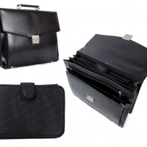 8895 BLACK BRIEFCASE W/ REMOVABLE SLEEVE