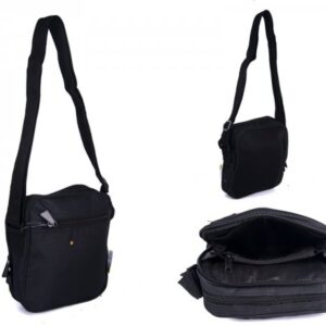 JCB205 X-BODY BAG WITH MESH BACK AND 4 ZIPS