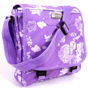 HT-1040 PURPLE FLORAL SHOULDER BAG