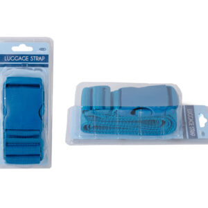 JBACC05 BLUE LUGGAGE STRAP WITH CLIP