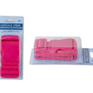 JBACC05 PINK LUGGAGE STRAP WITH CLIP