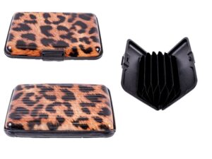 0002 BLACK/ORANGE LEOPARD PRINT
