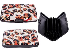0002- TAUPE/ORANGE/BLACK LEOPARD PRINT