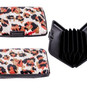 0002- TAUPE/ORANGE/BLACK LEOPARD PRINT