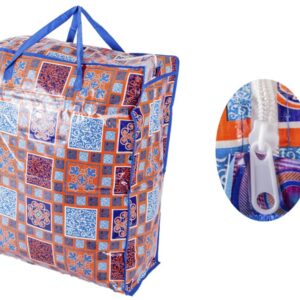 0009- BLUE/ ORANGE/PATTERN