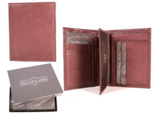 021 BROWN REAL ITALIAN LEATHER WALLET
