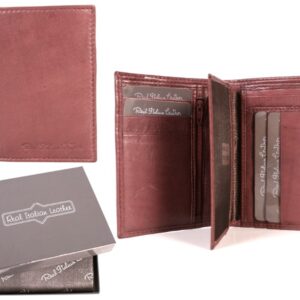 021 BROWN REAL ITALIAN LEATHER WALLET