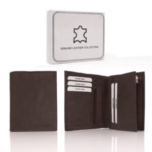 021 BROWN LONDON LEATHER RFID WALLET