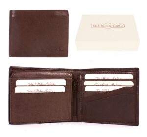 025 DARK BROWN ITALIAN LEATHER WALLET
