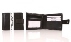 081 LEATHER WALLET BLACK