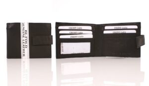 082 LEATHER WALLET BLACK