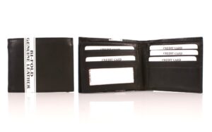 083 LEATHER WALLET BLACK