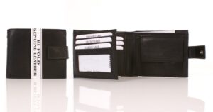 085 LEATHER WALLET BLACK