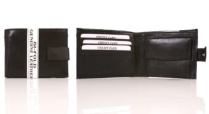 091 LEATHER WALLET BLACK