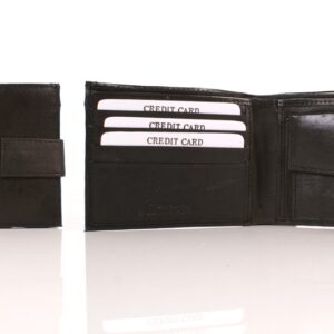 091 LEATHER WALLET BLACK