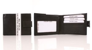 093 LEATHER WALLET BLACK