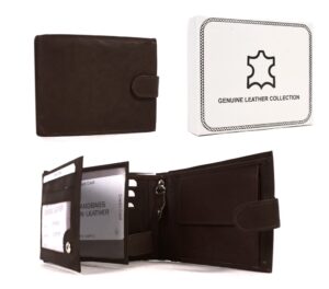 1007 WALLET LONDON LEATHER BLACK