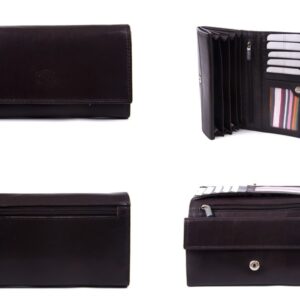 1055-D.BROWN LNG MULTI SFT C.NAPPA FLAPOVER PRSE, 2 ZIPS