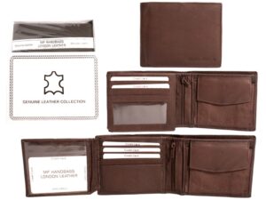 1060 BROWN LONDON LEATHER RFID WALLET