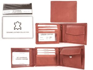1060 TAN LONDON LEATHER RFID WALLET