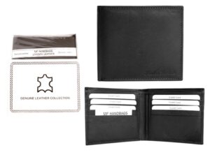 1061 BLACK LONDON LEATHER WALLET