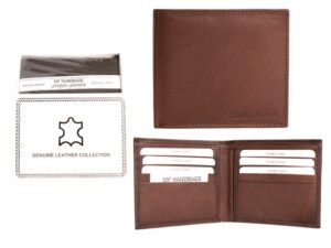 1061 BROWN LONDON LEATHER WALLET