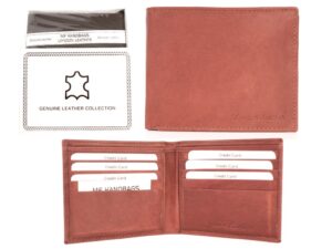 1061 ORANGE LONDON LEATHER WALLET