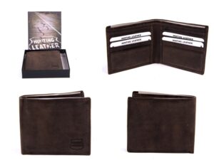 1061 HUNTING BROWN LEATHER WITH RFID