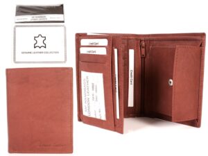 1062 ORANGE LONDON LEATHER WALLET