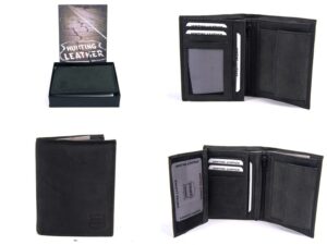 1062 HUNTING BLACK LEATHER WITH RFID