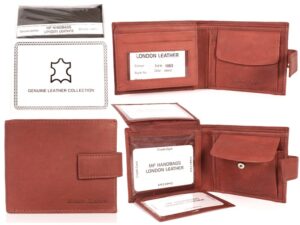 1063 ORANGE LONDON LEATHER WALLET